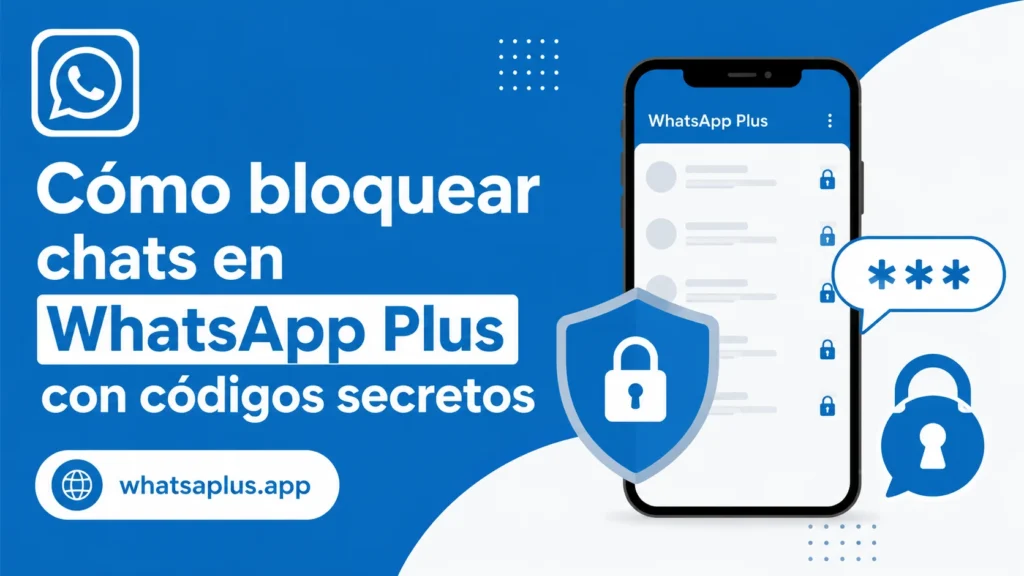 Cómo bloquear chats en WhatsApp Plus con códigos secretos (2)