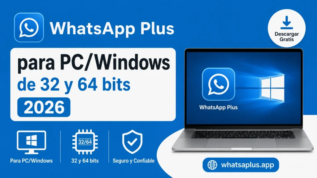 WhatsApp Plus para PCWindows de 32 y 64 bits 2026 (2)