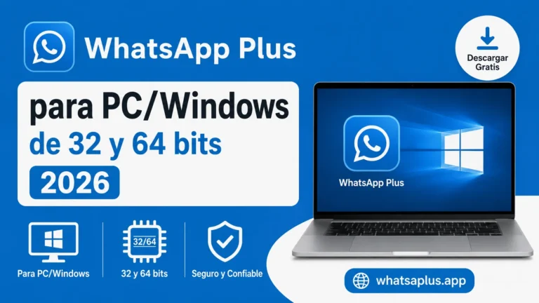 WhatsApp Plus para PCWindows de 32 y 64 bits 2026 (2)